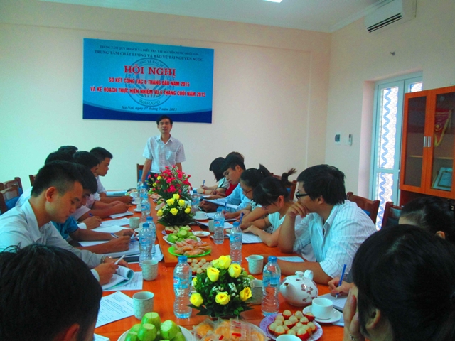 Đồng chí Nguyễn Minh Lân - Phó Giám đốc phụ trách Trung tâm chủ trì Hội nghị